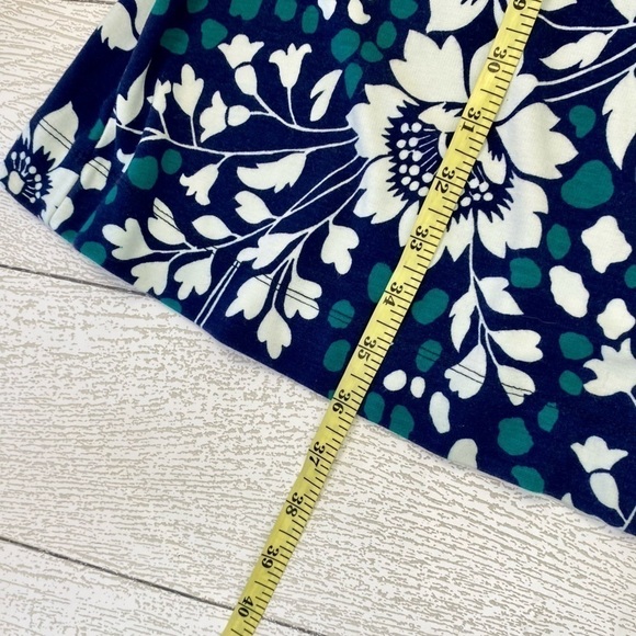 Draper James Blue Green White floral dress size M - Picture 5 of 12